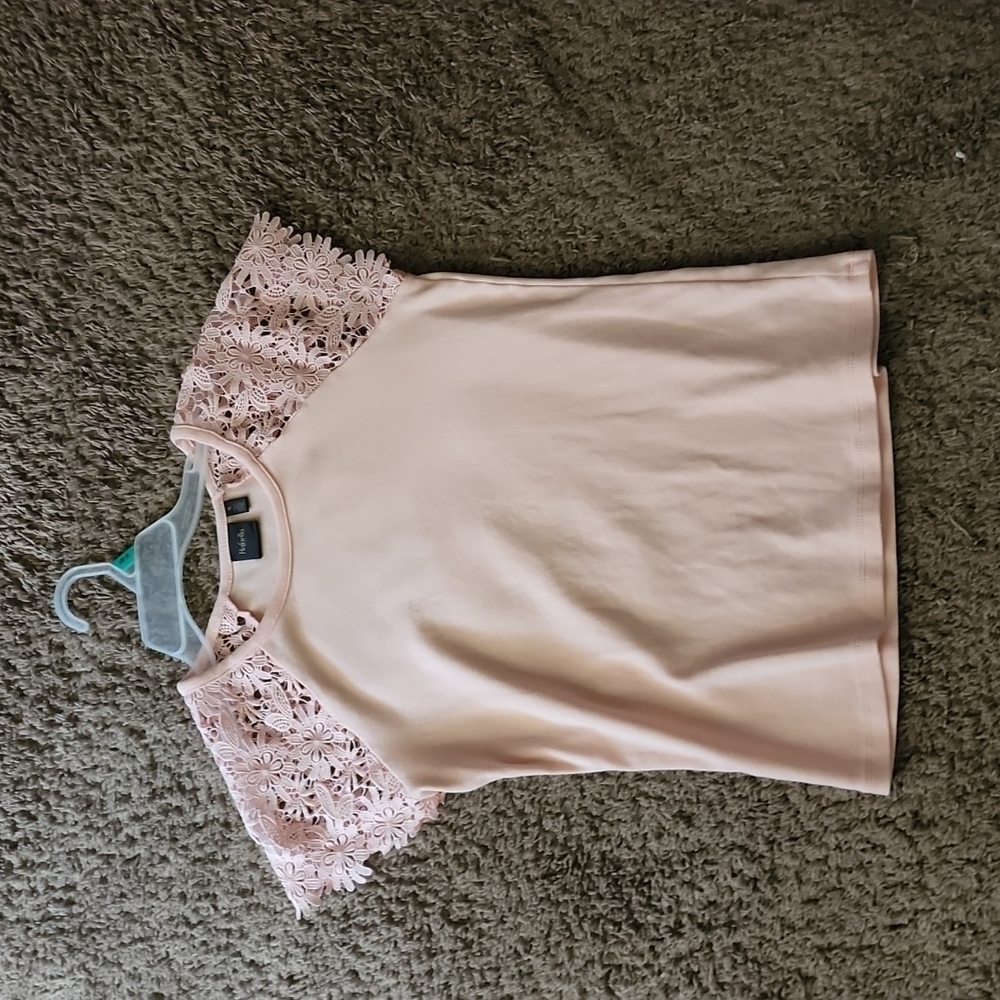 Raffaello, size med, peach/light pink casual tee